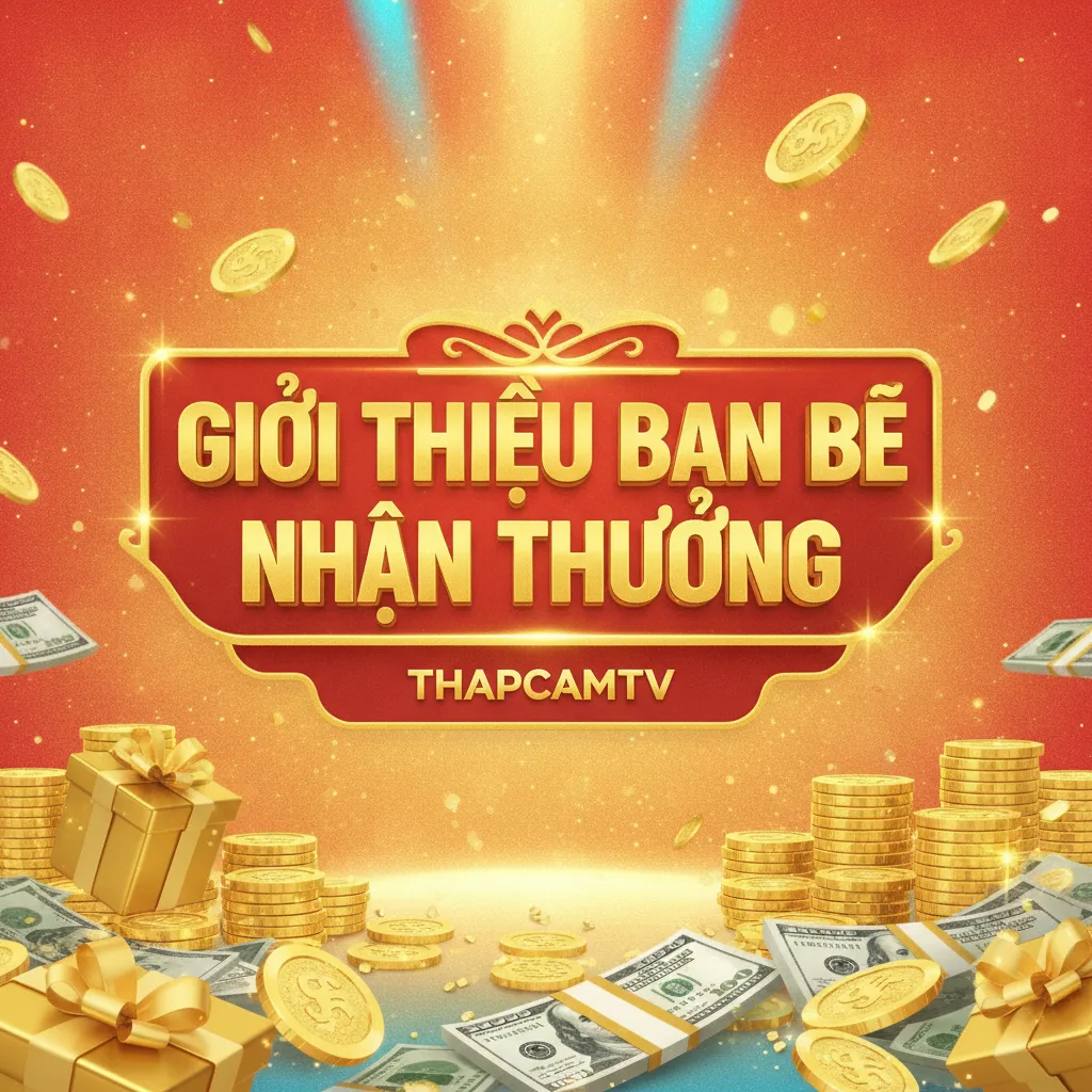 Giới thiệu bạn bè nhận thưởng THAPCAMTV